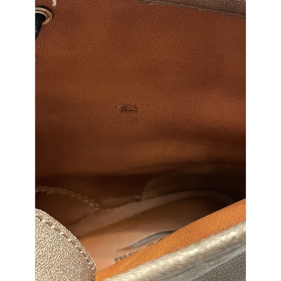 Lucky Brand COMBAT Boots Women Sz 6 METALLIC GOLD/COPPER/BRONZE - Picture 11 of 13